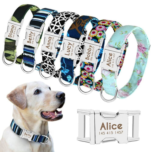 PF Custom Name Plate Pet Collars